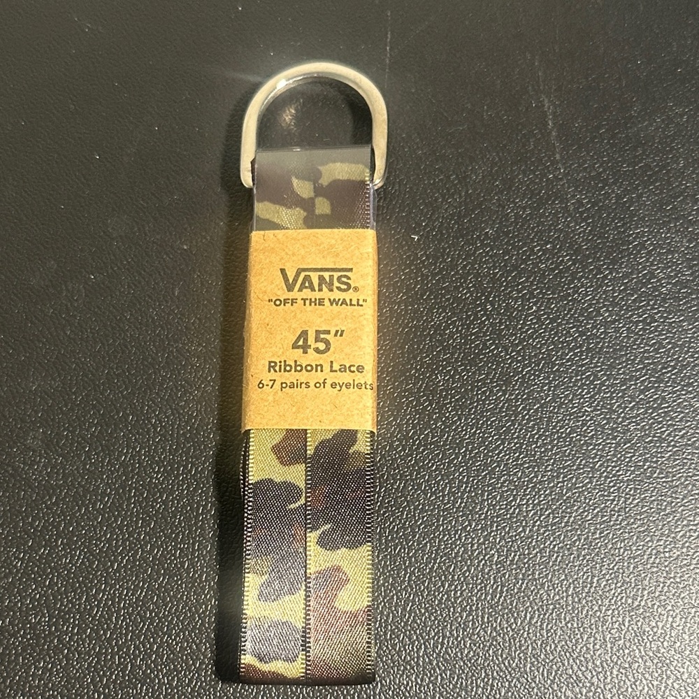 Vans camo ribbon shoelaces